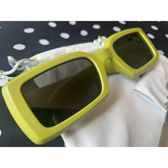 Sunglasses for Women Luxury Designer Sun Glasses Fashion Square green - Picture 2 of 7